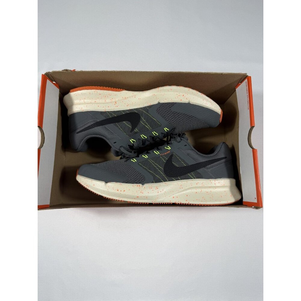 New Nike Run Swift 3 Shoes Mens Size 13 Iron Grey Orange Running HV5226-068